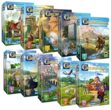 Carcassonne TUTTE le nuove espansioni in italiano Carcassonne TUTTE le nuove espansioni in italiano