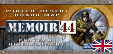 Memoir '44: Winter/Desert board map