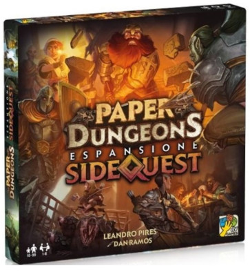 Paper Dungeons espansione Side Quest in italiano