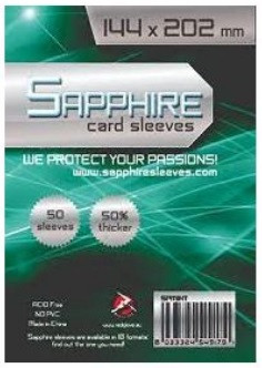 50 Bustine protettive Sapphire formato 144x202mm