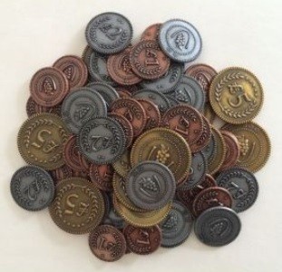 Viticulture monete in metallo