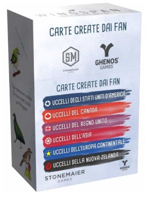 PREORDINE: Wingspan carte create dai fan con display in italiano