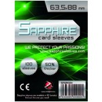 100 Bustine protettive Sapphire formato 63,5x88mm