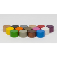 Disco 15x10 mm (1 pezzo) - Grigio