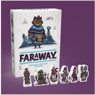 Faraway cover blu con abitanti di Alula