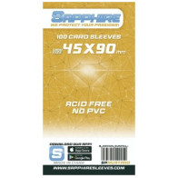 100 Bustine protettive Sapphire formato 45x90mm