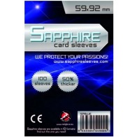 100 Bustine protettive Sapphire formato 59x92mm