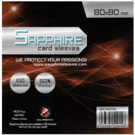 100 Bustine protettive Sapphire formato 80x80mm