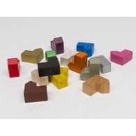 Churches cities 19x19x10mm (1 pezzo) - Giallo