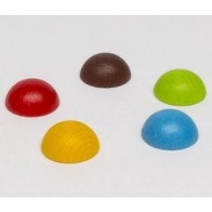 Dome 15x16mm (1 pezzo) - Giallo