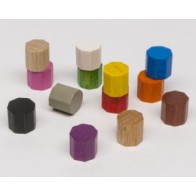 Ottagono 10mm (1 pezzo) - Bianco