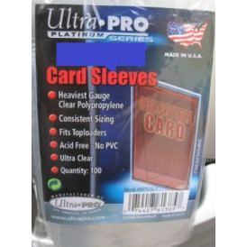 10 pacchi di Ultra Pro 100 Bustine Protettive Morbide Economiche ( 66,7 x 92,1mm )