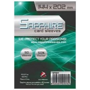 50 Bustine protettive Sapphire formato 144x202mm