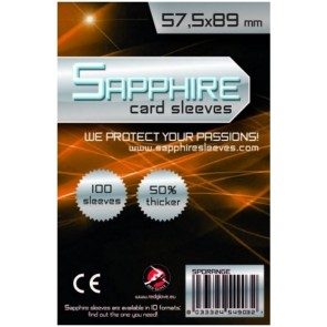 100 Bustine protettive Sapphire formato 57,5x89mm