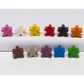 Meeple people 16x16x10mm (1 pezzo) - Rosso