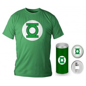 T-Shirt Dc Comics Green Lantern Logo Green Boy Deluxe (Taglia Small)