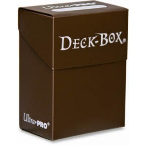 Deck Box - Porta Mazzo Marrone